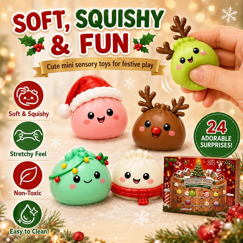 Christmas Dumpling Squishies Advent Calendar