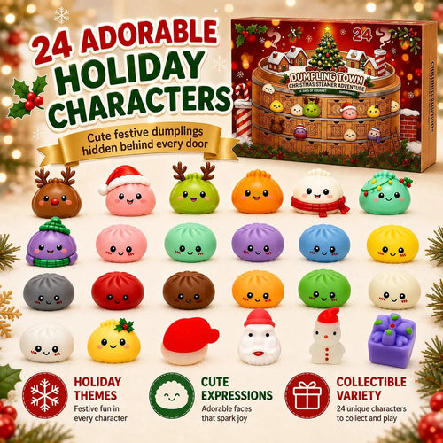 Christmas Dumpling Squishies Advent Calendar