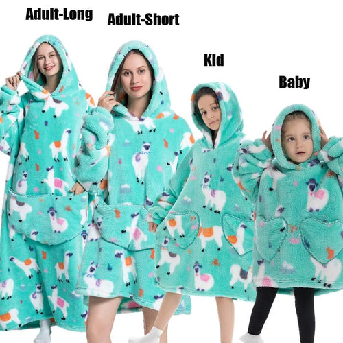 Winter Hoodies Sweatshirt Women Men Pullover Fleece Giant TV Oversized