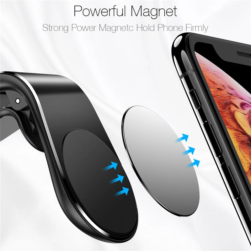 Magnetic Car Phone Holder Air Vent Clip Mount 360 Rotation Mobile