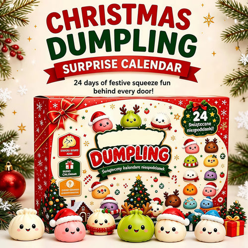 2026 Christmas Squishies Advent Calendar 24 Days Countdown Dumpling