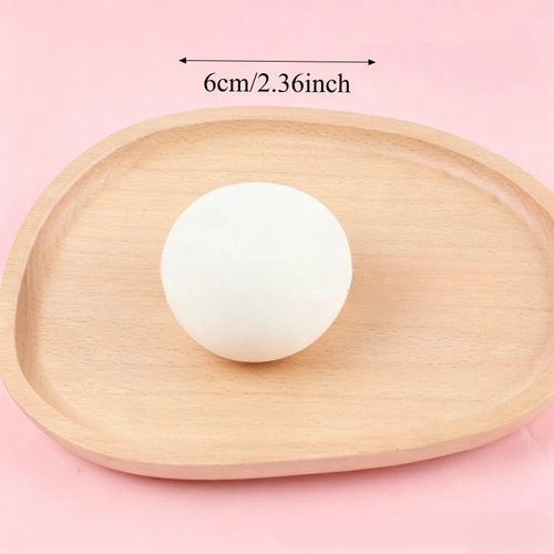 Big Squishy Bread Stress Ball Fidget Toy Soft Bun Squeeze Ball Stress