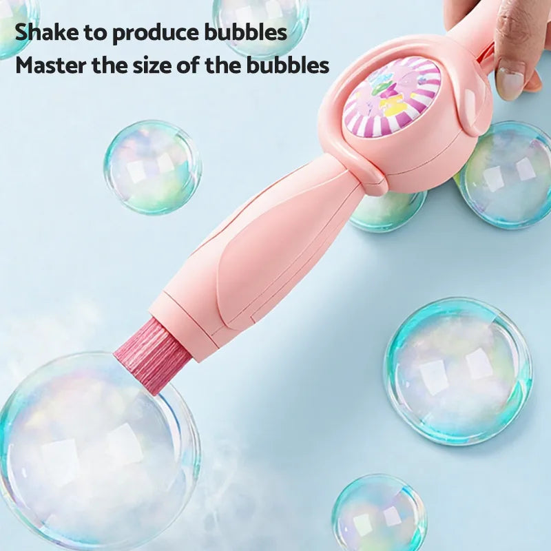 Fog Bubble Machine Automatic Electric Smoke Bubble Machine Magic