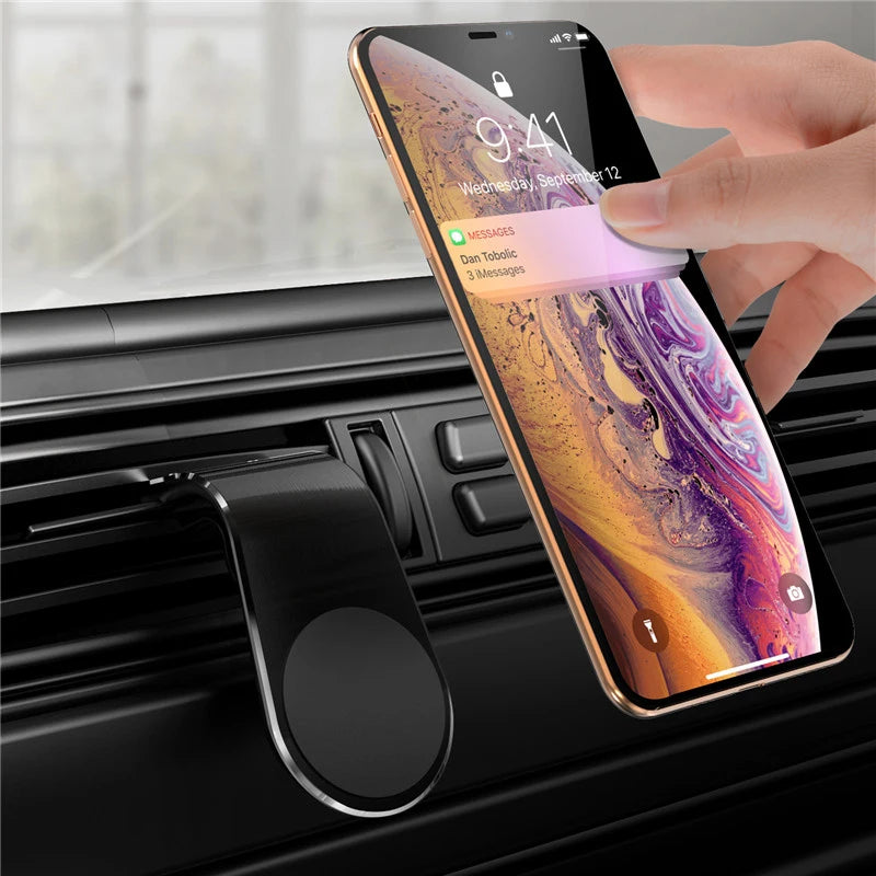 Magnetic Car Phone Holder Air Vent Clip Mount 360 Rotation Mobile