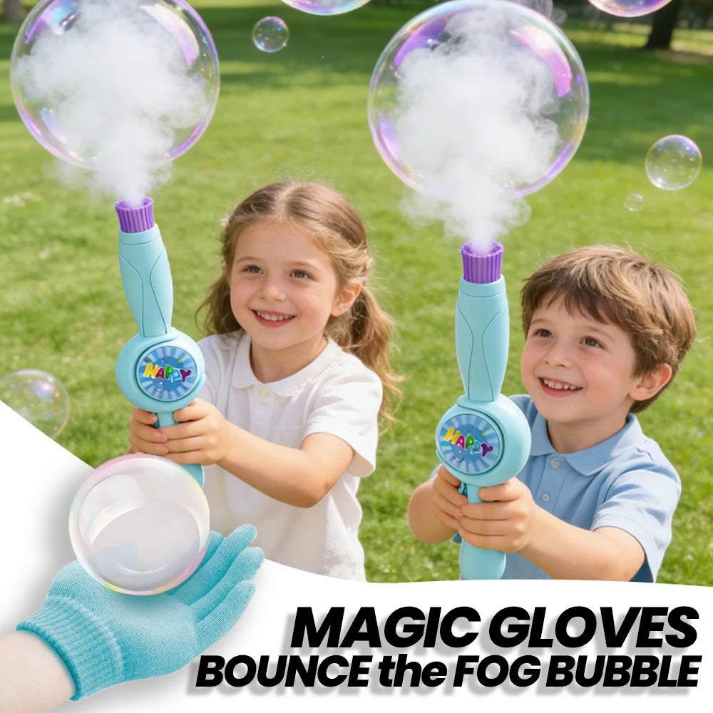 Fog Bubble Machine Automatic Electric Smoke Bubble Machine Magic