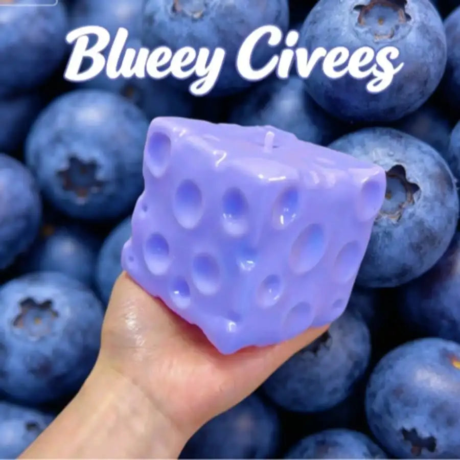 New Blueberry Cheese Cake Squishy Toy Soft Slow Rebound Texture Stress