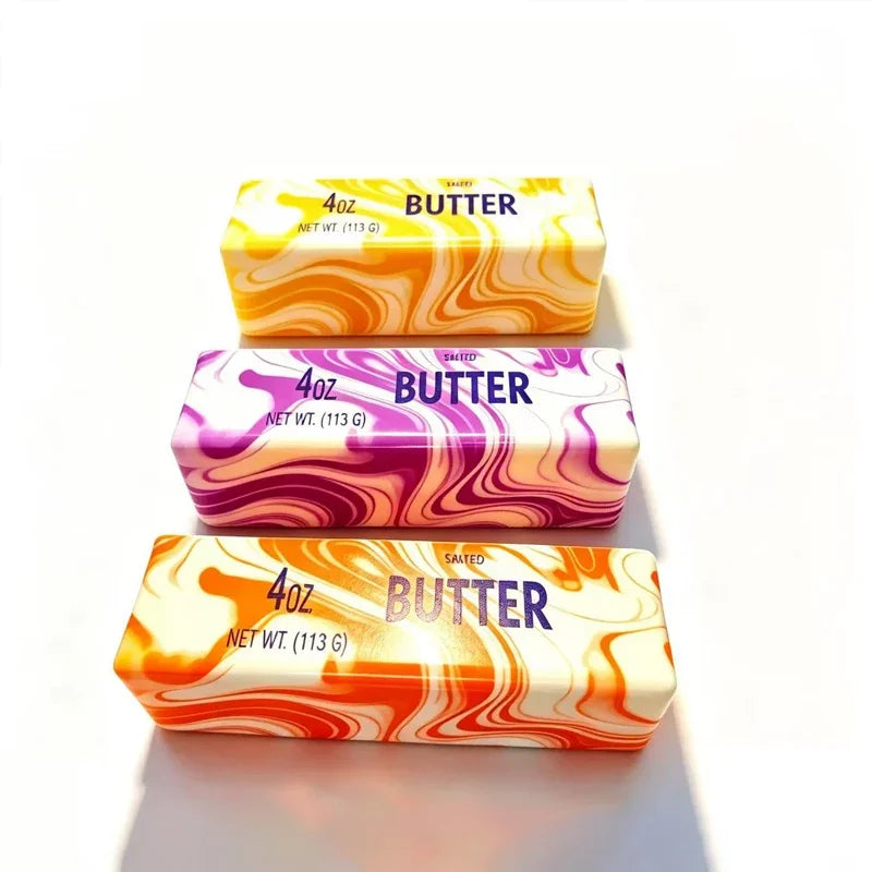 Hawaii Rhyolite Colors Butter Stick Squishy Fidget Toys Elastic Cheese