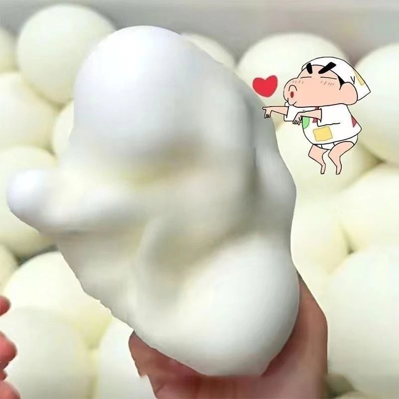 Big Squishy Bread Stress Ball Fidget Toy Soft Bun Squeeze Ball Stress