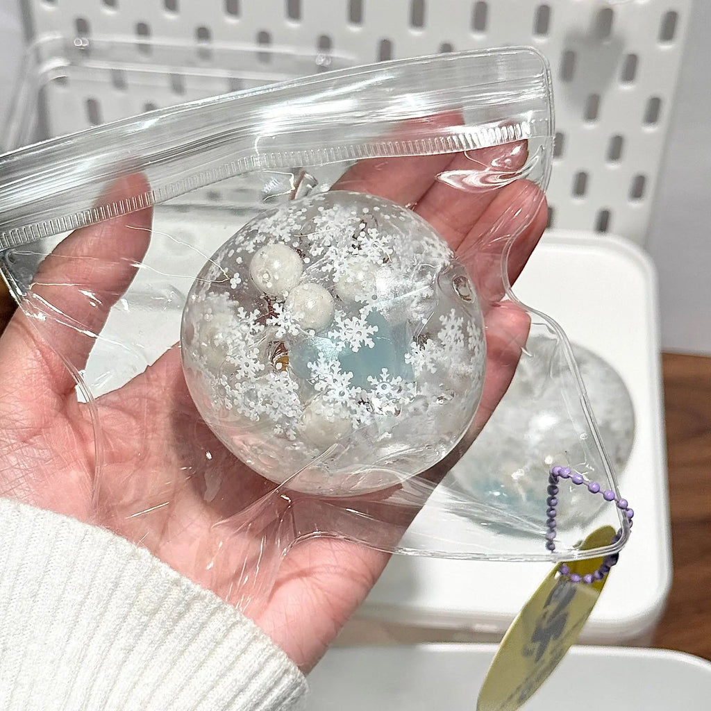 Squishy Winter Snow Maltose Ball Soft Fidget Sensory Toy for ADHD