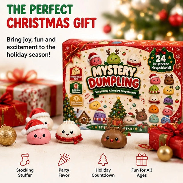 2026 Xmas Surprise Advent Calendar Blind Box, 24Pcs Soft Squeeze