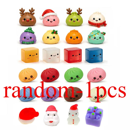 2026 Xmas Surprise Advent Calendar Blind Box, 24Pcs Soft Squeeze