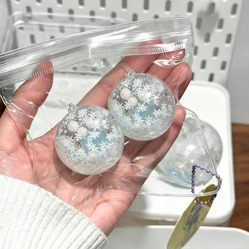 Squishy Winter Snow Maltose Ball Soft Fidget Sensory Toy for ADHD