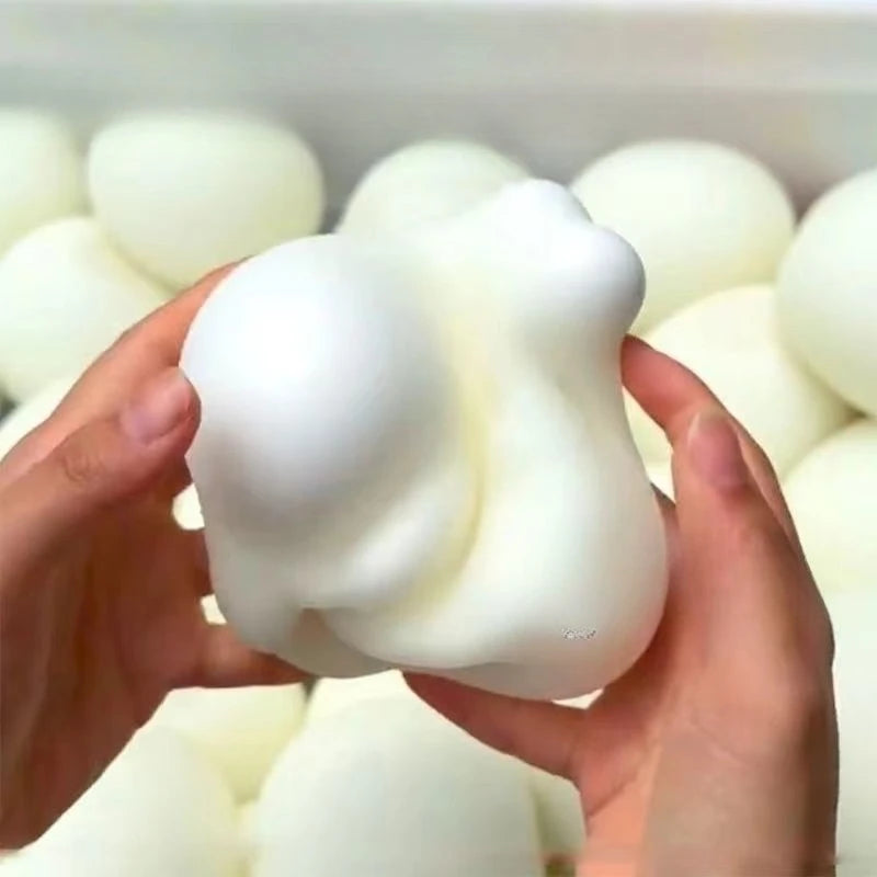 Big Squishy Bread Stress Ball Fidget Toy Soft Bun Squeeze Ball Stress