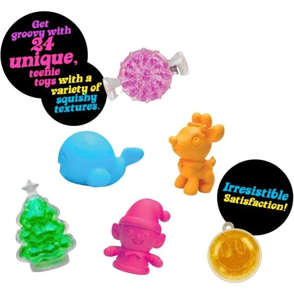 2026 NeeDoh Advent Calendar Gift 24 Day 3D PVC Sensory Squeeze Dolls