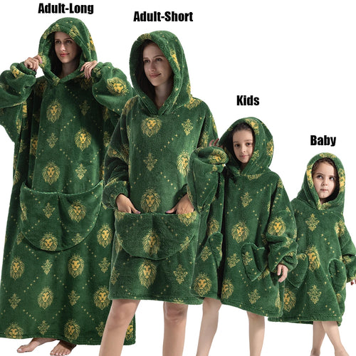 Winter Hoodies Sweatshirt Women Men Pullover Fleece Giant TV Oversized