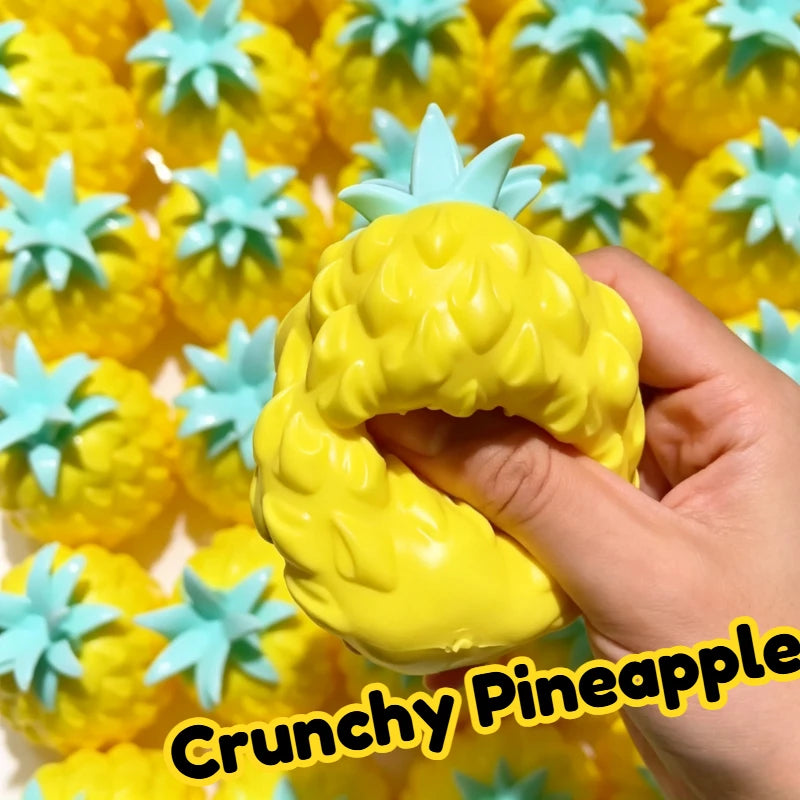 Crunchy Pineapple Stress Ball Fidget Squishy for Pressure Release